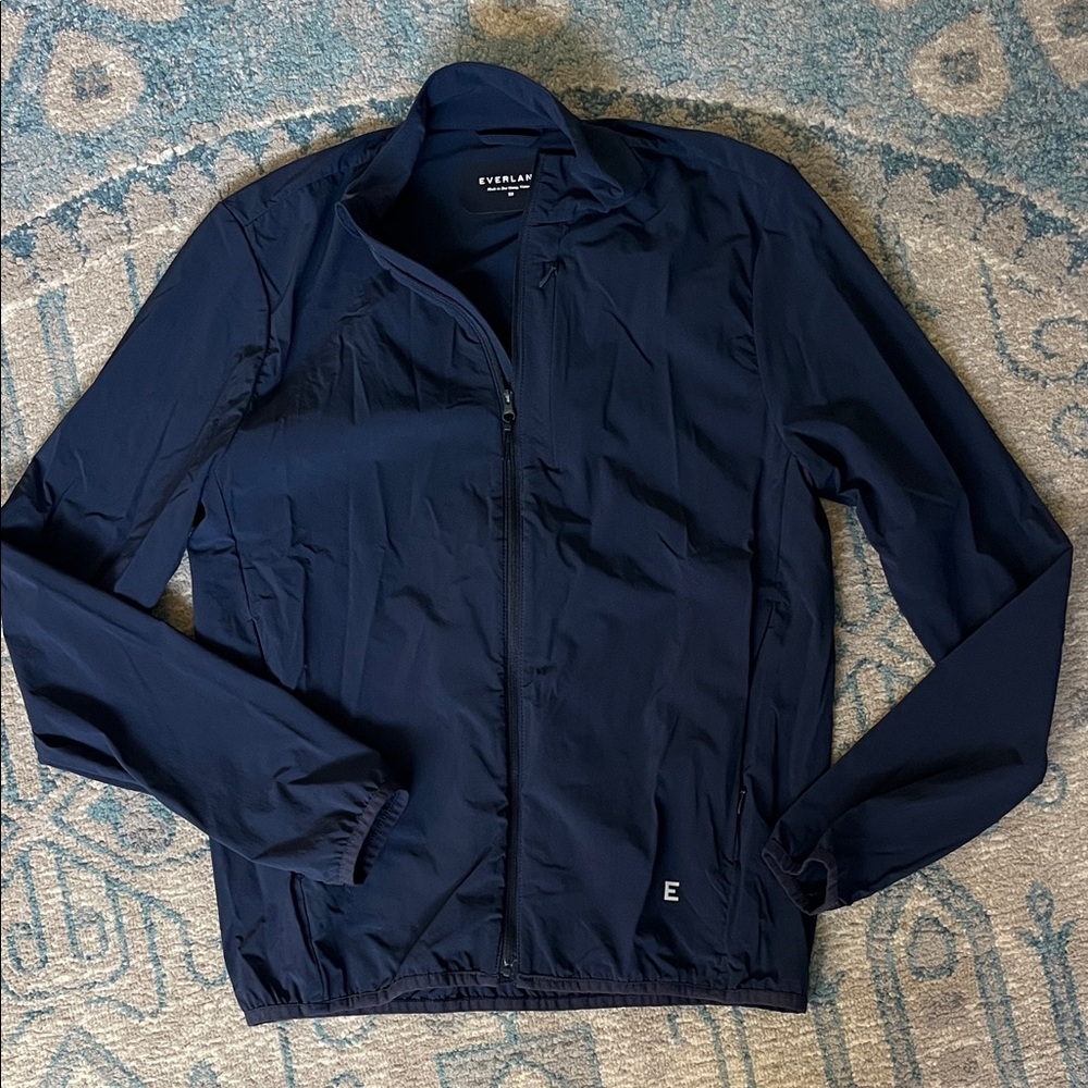 Everlane Dark Navy Blue Windbreaker/Running Jacket